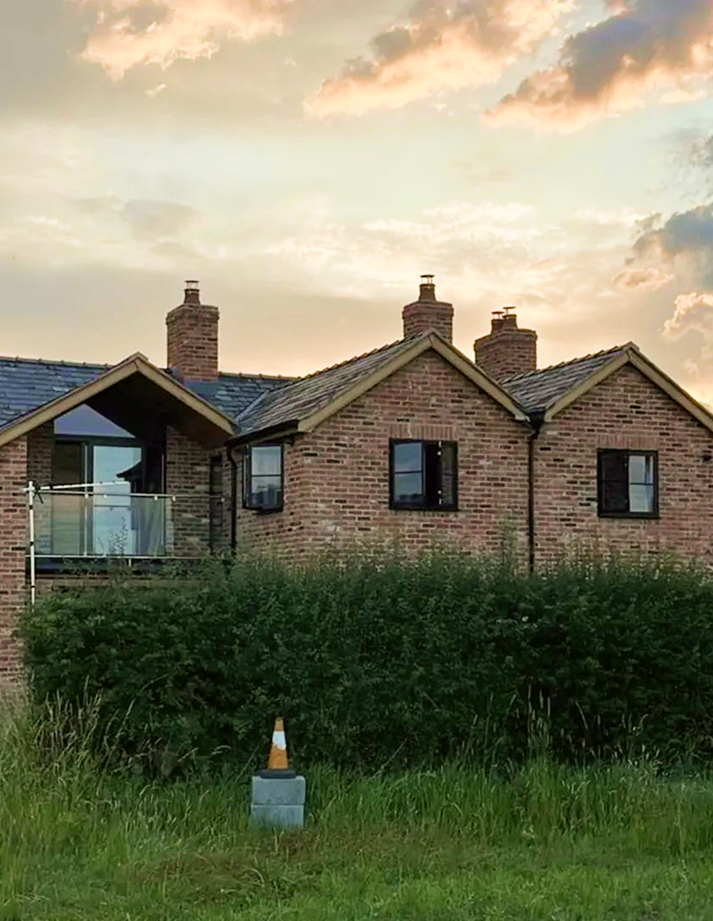 Image of the restored period cottage from the back