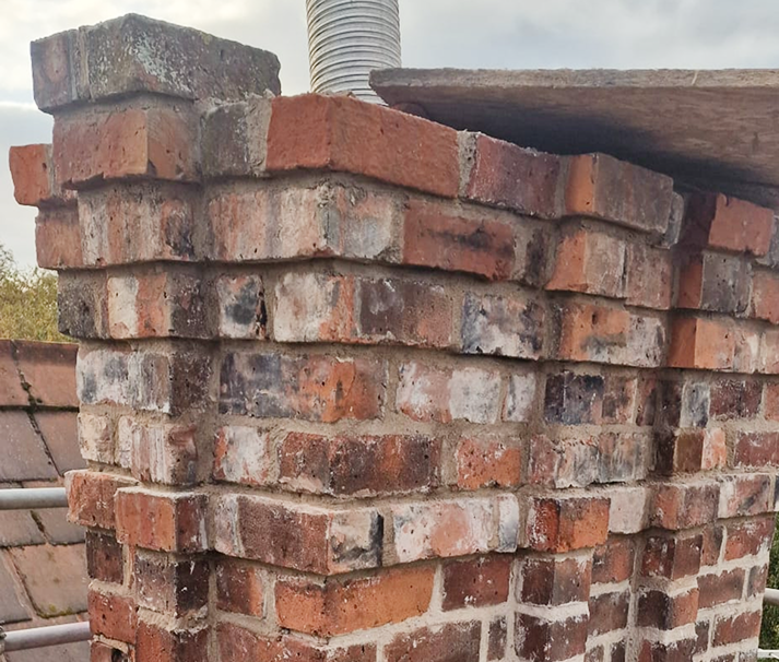Completed chimney